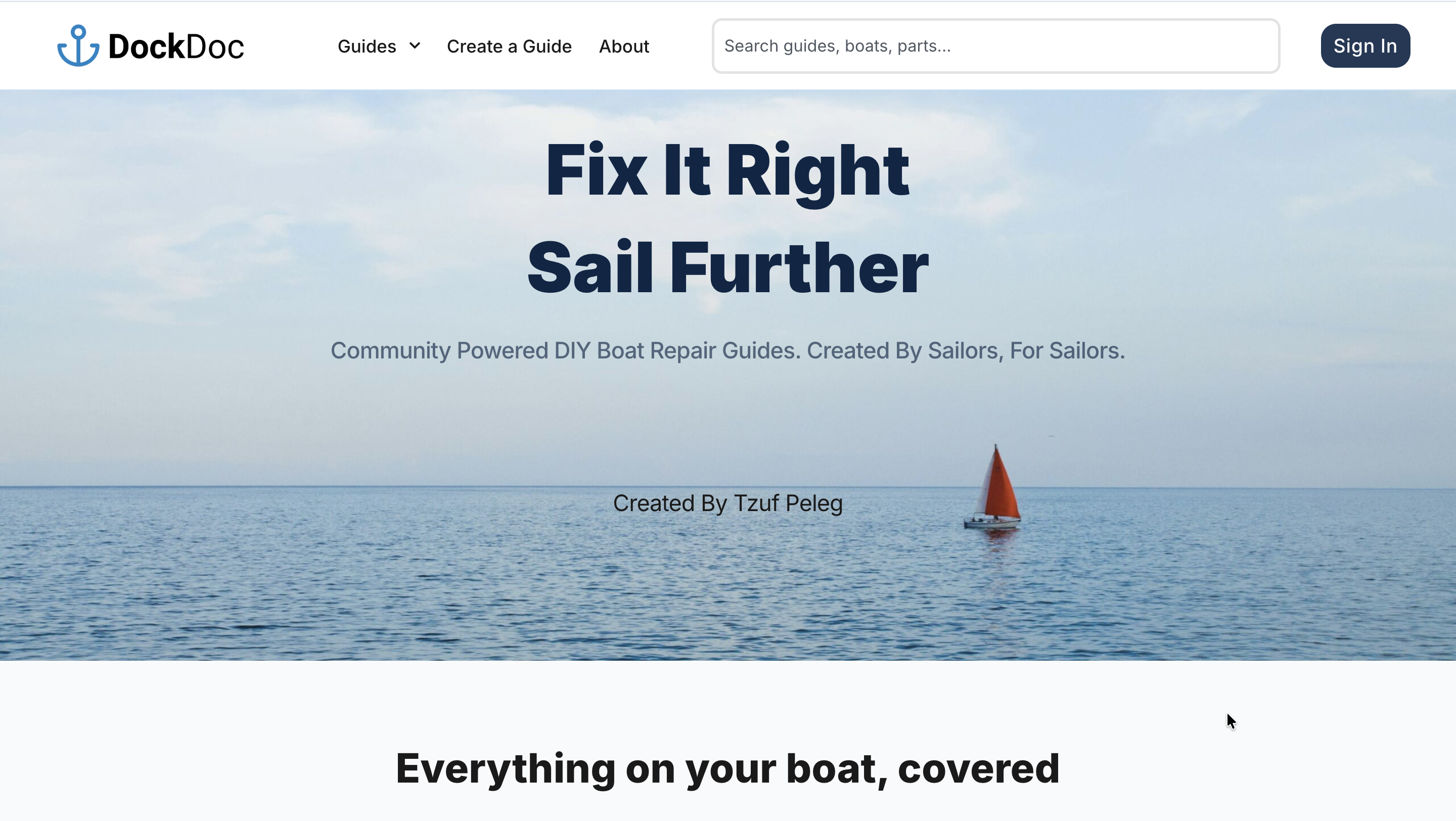 DockDoc homepage preview